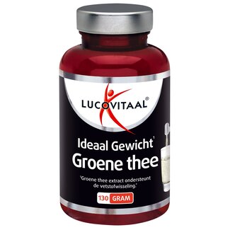 Lucovitaal Lucovitaal Groene thee ideaal gewicht extract 130 Gram