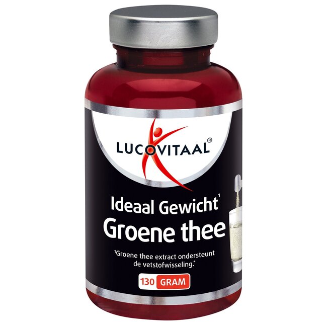 Lucovitaal Groene thee ideaal gewicht extract 130 Gram