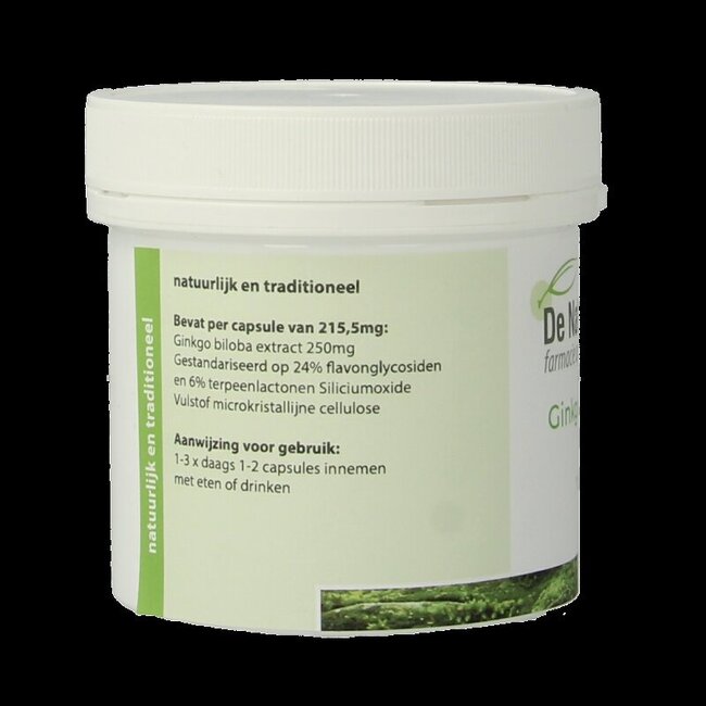 Natuurapotheek Ginkgo biloba 24% 250mg 100 Capsules