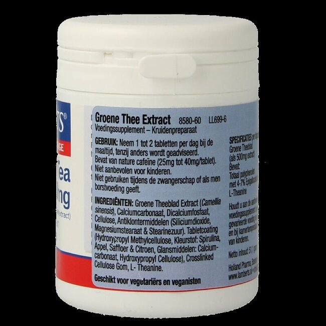 Lamberts Thé Vert 5000 mg 60 Comprimés