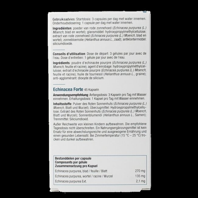 Fytostar Echinacea forte 1215 45 gélules