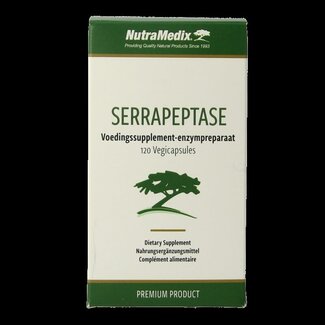 Nutramedix Nutramedix Serrapeptase 120 Vegetarische capsules
