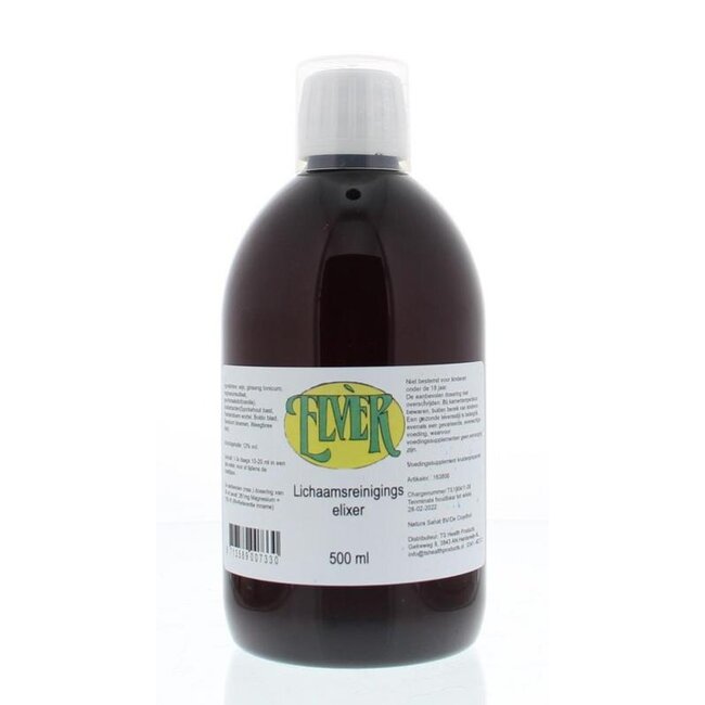 Cruydhof Lichaamsreinigende elixer Elver 500 Milliliter