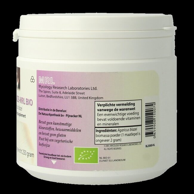MRL Agaricus en poudre bio 250 g
