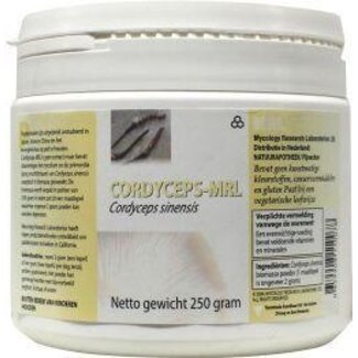 MRL MRL Cordyceps poeder bio 250 Gram