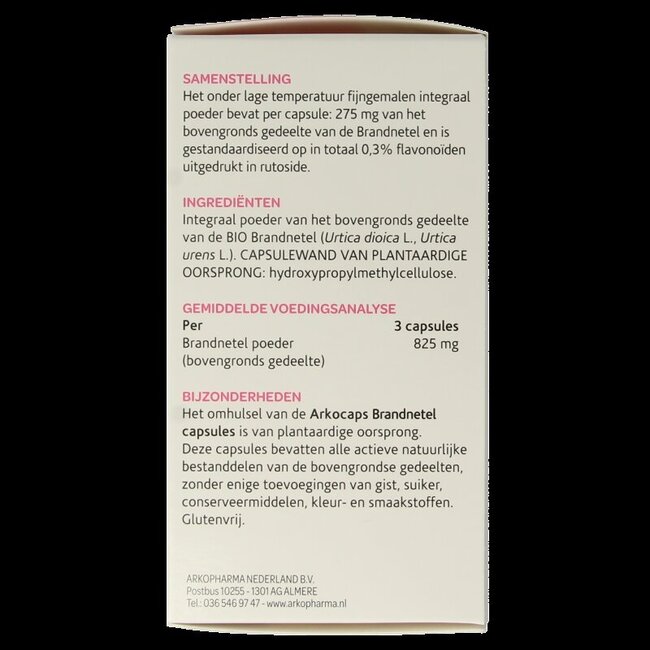 Arkocaps Ortie bio 150 gélules végétales