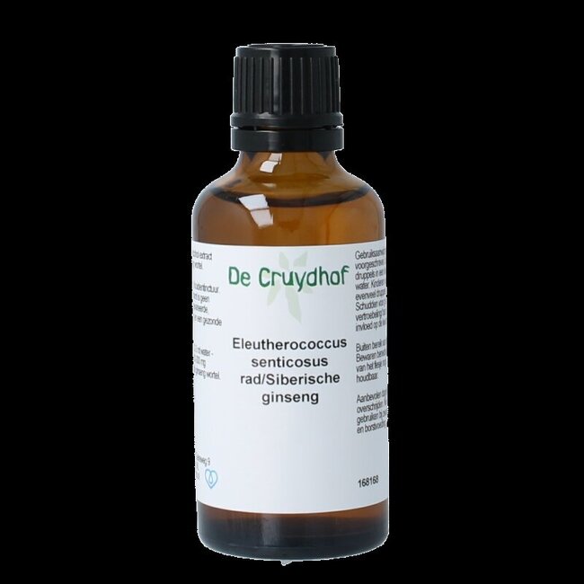 Cruydhof Eleutherococcus senticosus radix tinctuur 50 Milliliter