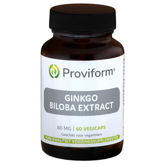 Proviform Ginkgo biloba 60 mg 60 Vegetarische capsules