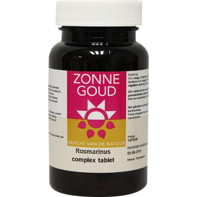 Zonnegoud Rosmarinus complex 120 Tabletten