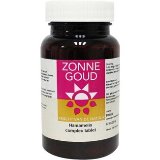 Zonnegoud Zonnegoud Hamamelis complex 120 Tabletten