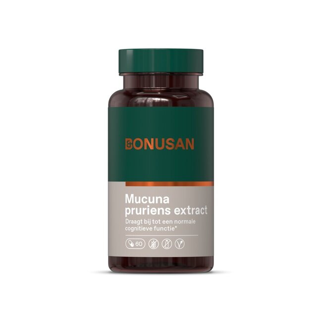 Bonusan Mucuna pruriens 60 Vegetarische capsules