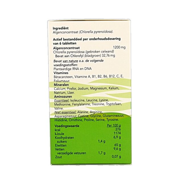 Bloem Chlorella vital green 1000 Comprimés