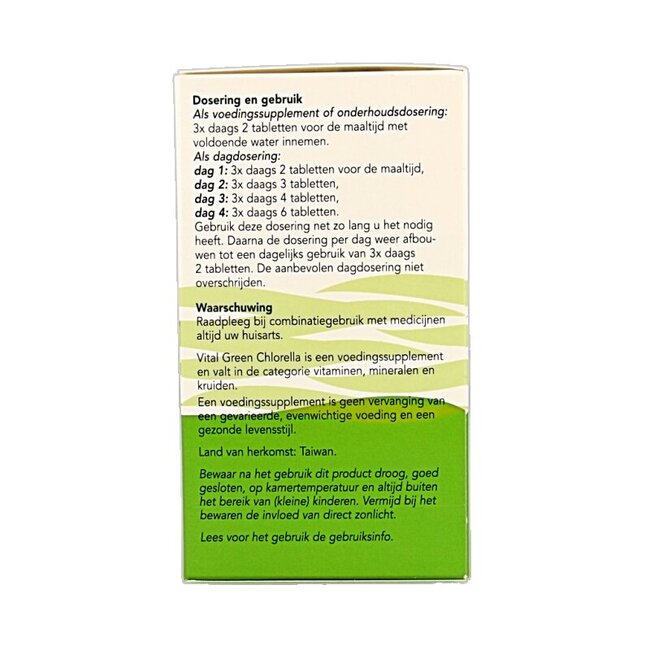 Bloem Chlorella vital green 1000 Comprimés