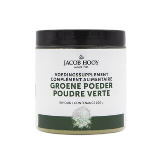 Jacob Hooy Groene poeder pot 100 Gram