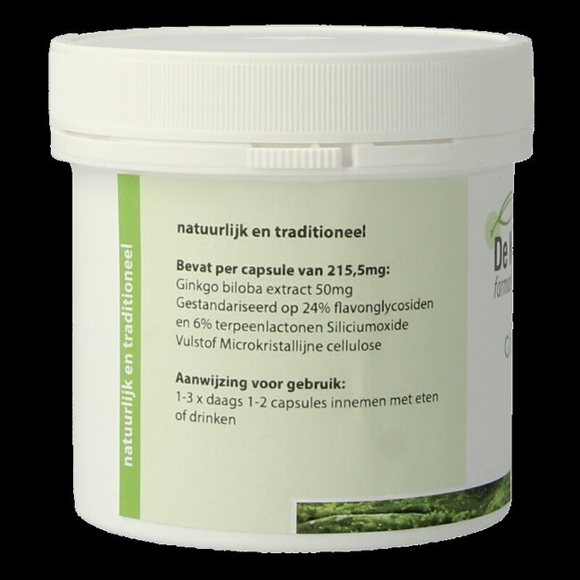 Natuurapotheek Ginkgo biloba 24% 50mg 100 Capsules