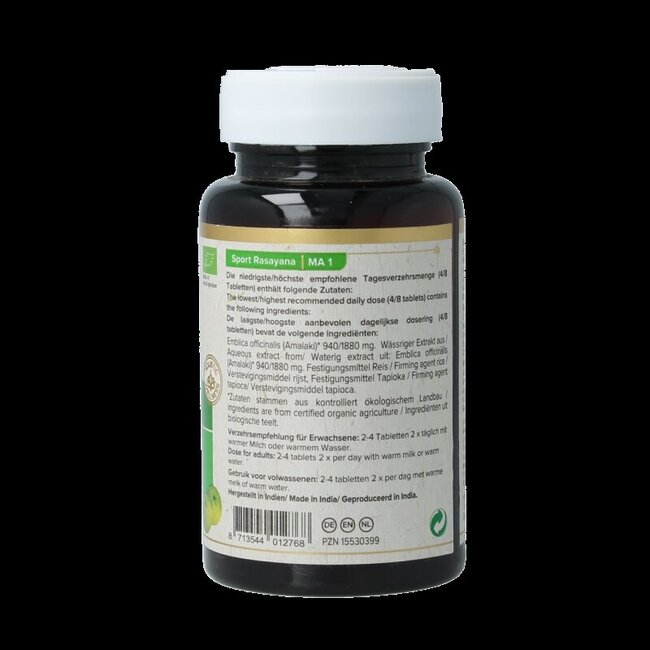 Maharishi Ayurv Sport Rasayana/MA 1 bio 100 comprimés