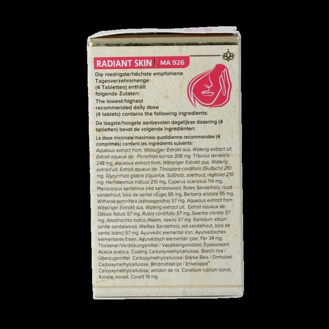 Maharishi Ayurv Radiant skin 60 Tabletten