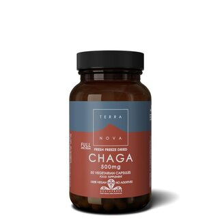 Terranova Terranova Chaga 500mg 50 Vegetarische capsules