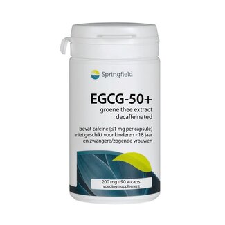 Springfield EGCG-50+ groene thee extract 90 Vegetarische capsules