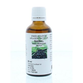 Cruydhof Sabal serrulata fructus tinctuur 50 Milliliter