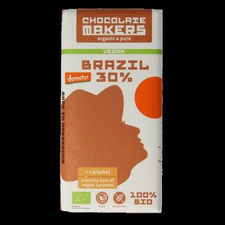 Chocolatemakers Chocolatemakers Brazil caramel 30 % vegan demeter bio 80 g