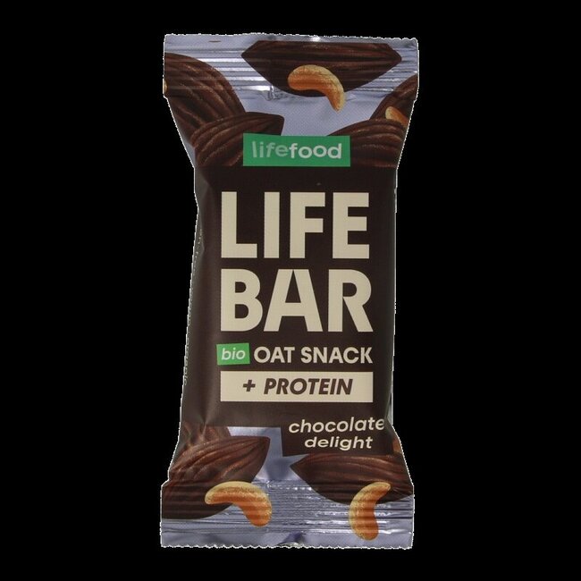 Lifebar oatsnack proteine chocolate delight bio 40 Gram