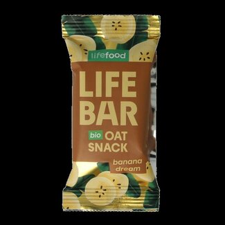 Lifefood Lifefood Lifebar oatsnack banana dream bio 40 Gram