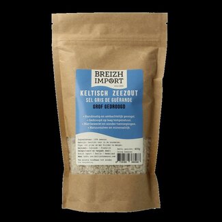 Breizh Import Breizh Import Grof Keltisch zeezout gedroogd (navulzak) 400 Gram