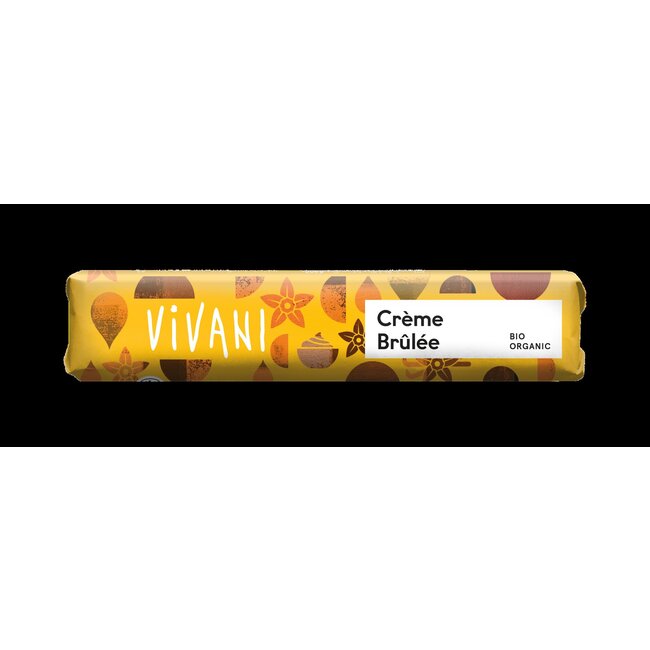 Vivani Chocolate To Go creme brulee bio 40 Gram