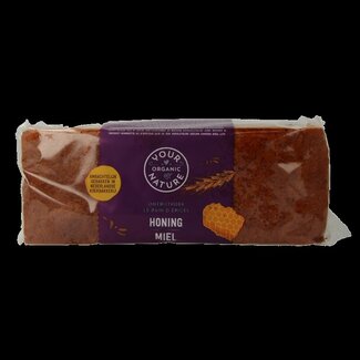 Your Organic Nature Your Organic Nature Ontbijtkoek honing - rogge bio 400 Gram