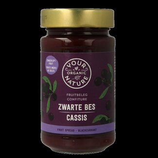Your Organic Nature Your Organic Nature Fruit beleg zwarte bes bio 250 Gram