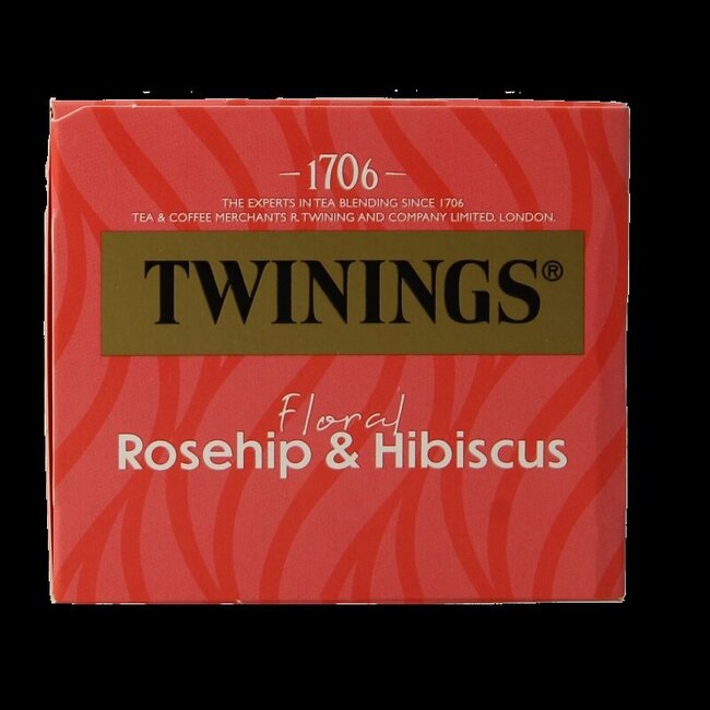 Twinings Rozenbottel hibiscus 20 Zakjes