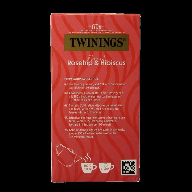 Twinings Cynorrhodon Hibiscus 20 Sachets