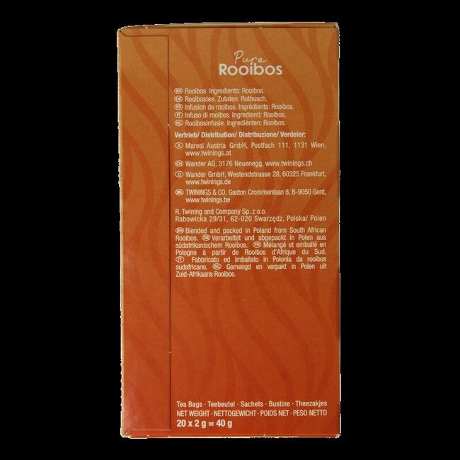 Twinings Rooibos 20 sachets