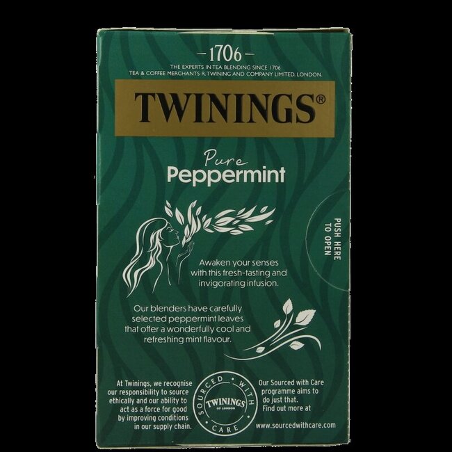 Twinings Pepermunt 20 Zakjes
