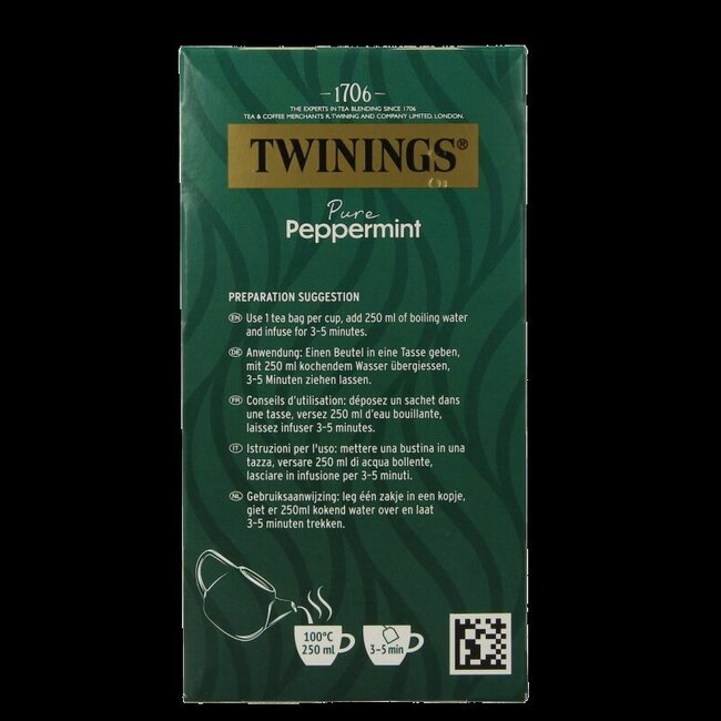 Twinings Menthe Poivrée 20 Sachets