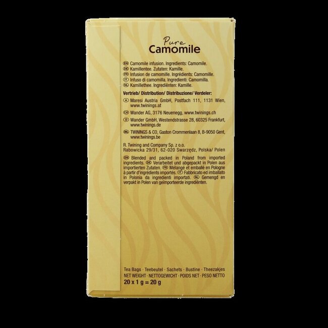 Twinings Camomille 20 Sachets