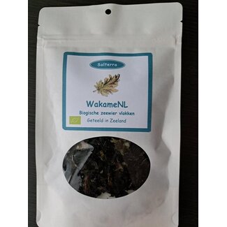 Salterra Wakame zeewier vlokken bio 40 Gram