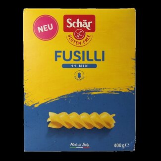 Schar Schar Pasta fusilli glutenvrij 400 Gram