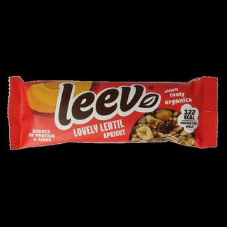 Leev Leev Lovely lentil bar apricot bio 30 Gram