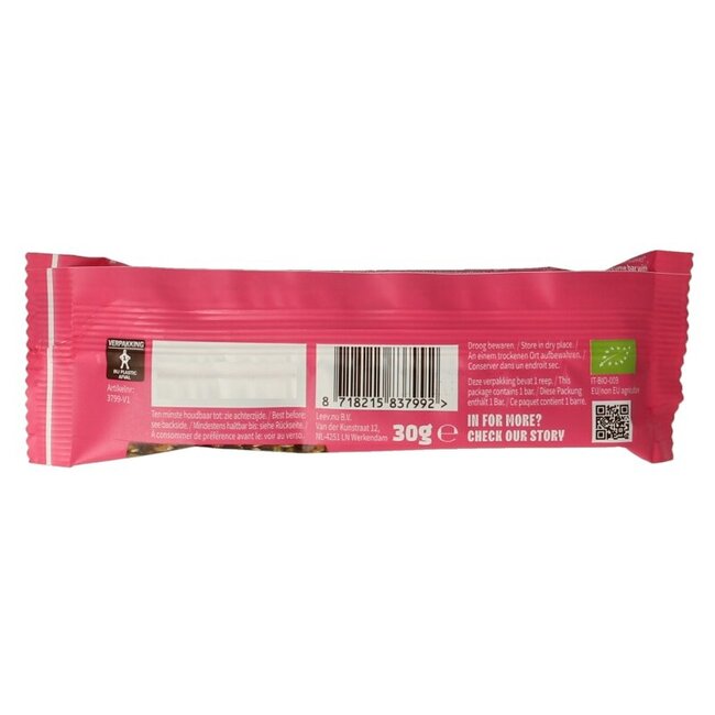 Barre de lentilles Leev Lovely dattes bio 30 g