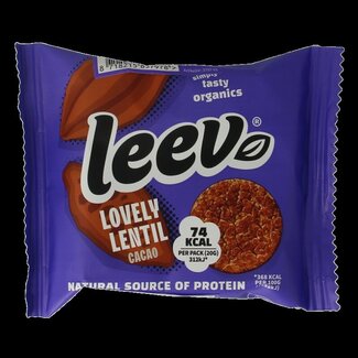 Leev Leev Lovely lentil cakes cacao bio 60 Gram