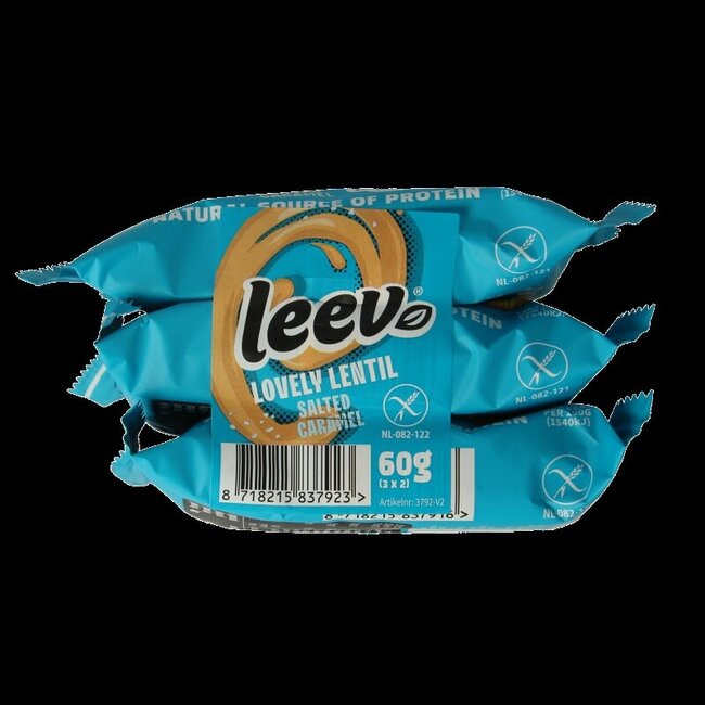 Galettes de lentilles bio Leev Lovely caramel 60 g