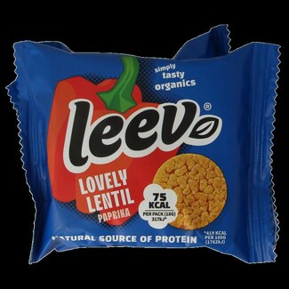 Leev Galettes de lentilles Leev Lovely paprika bio 54 grammes