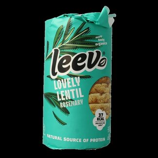 Leev Galettes de lentilles bio Leev Lovely au romarin 117 g