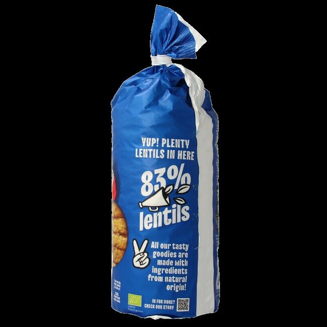 Leev Lovely lentil cakes paprika bio 117 Gram