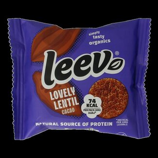 Leev Galettes de lentilles bio au cacao Leev Lovely 20 g