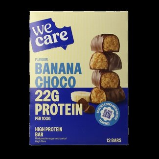 WeCare Barres protéinées WeCare Banane Chocolat 372 g
