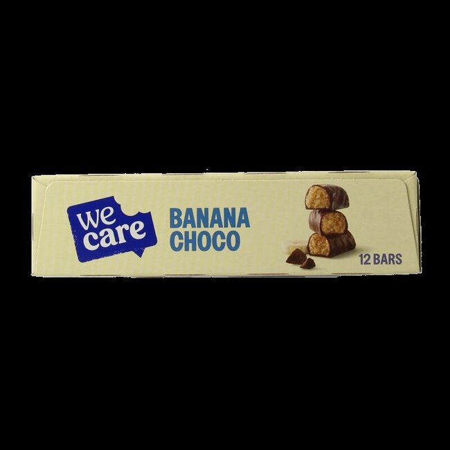 WeCare High protein bars banana choco 372 Gram