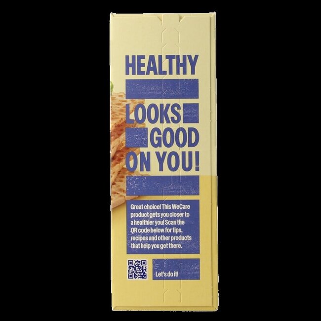 WeCare Lower kcal/carb crispy crackers 100 Gram